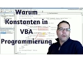 Better VBA 3 - Konstanten verwenden