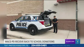 Waco Police hosts back-to-school donation event