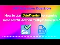 How to use DataProvider for running same TestNG test on multiple browsers in Selenium WebDriver