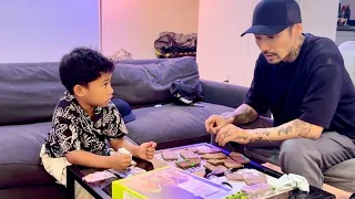 Making a Gingerbread House with My Son