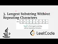 3 Longest Substring Without Repeating Characters