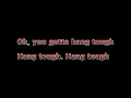 Hang tough - Tesla(Lyrics)