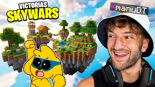 💥 DOS YOUTUBERS VS JUGADORES LUCHAN POR LA GLORIA DE SKYWARS 🗡️ (La Batalla Final) | MikecrackFan1