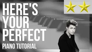 Download Piano Tutorial: How to play Here's Your Perfect by Jamie Miller MP3