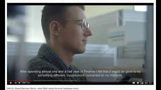 DNV GL Shared Services Gdynia - what Rafal values the most employee story