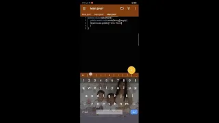 Example of Hello World Java Program Using Jvdroid Application
