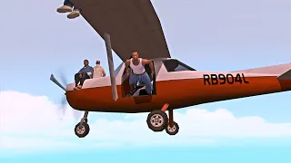 All GTA Character help CJ to Highjack the Plane