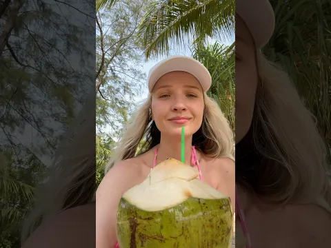 How to Thailand coconut open 🏝️ #thailand #streetfood