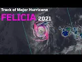 Download Lagu Track of Major Hurricane Felicia (2021)