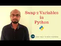 Python Tutorial for Beginners Swap Two Variables in Python