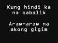 Lagu kung ayaw muna sa akin by sugarfree.lyrics