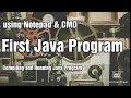 Lab1 V3 How to Write First Java Program Using Notepad CMD Komal Arif