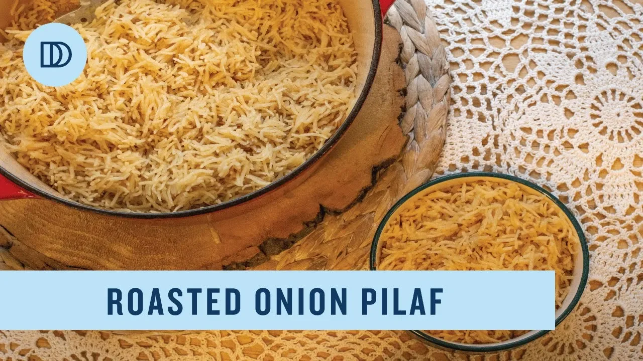 Roasted Onion Pilaf