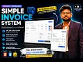 Build a Simple Invoice System HTML CSS JavaScript Full Source Code GitHub