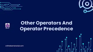 Java Essentials Blueprint - Other Operators and Operator Precedence