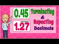 Writing Terminating Repeating Decimals as Fractions 8 NS A 1