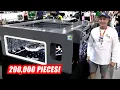 Huge LEGO Death Star Hangar with Interior Scenes 200 000 Pieces
