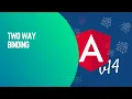 Two way data binding in angular