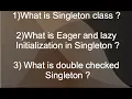 Singleton Design Pattern 4 Programs - Part 1