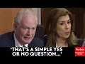 Van Hollen Presses Tammy Bruce On Whether Trump Admin Contends RSF Is Committing Genocide In Sudan