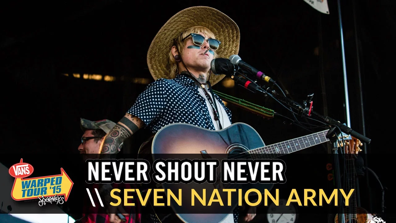 Never Shout Never - Seven Nation Army (Cover) (Live 2015 Vans Warped Tour)