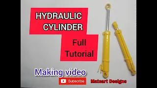 hydraulic cylinder miniature making tutorial