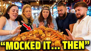 Europeans Were Horrified by Americans Dumping Seafood on the Table Until They Took One Bite
