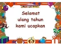 Download Lagu lirik SELAMAT ULANG TAHUN - Lagu Anak - Cipt. Adikarso - Musik Pompi S.