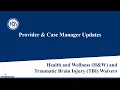 November 2025 Provider and CM Webinar