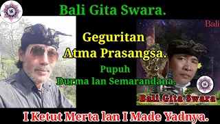 geguritan atma prasangsa pupuh durma lan semarandana bgsch
