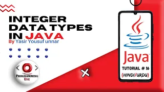 Integer Data Types in Java Hindi Urdu Programming Eye