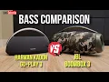 Harman Kardon Go Play 3 vs JBL Boombox 3 Boombass test -
