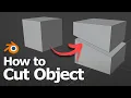 How to cut object in Blender Bisect Tool with Plane