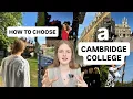 how to choose your Cambridge College free comparison SPREADSHEET