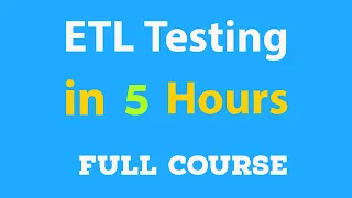 ETL Testing 5 hours complete training ETL Testing interview preparation What is ETL testing