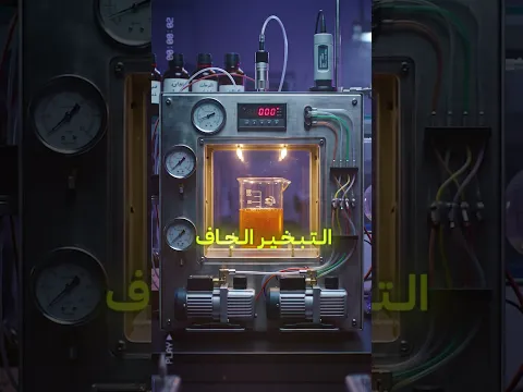 هل ممكن نكتشف العسل الأبيض مغشوش أو لا باستخدام غرفة الفراغ؟🍯
