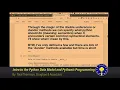 Intro to the Python Data Model and Pythonic Programming By Neal Thomison