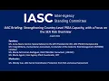 Lagu IASC Briefing on Strengthening Country Level PSEA Capacity with a Focus on the SEA Risk Overview