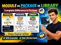 Python Module vs Package vs Library Explained Python Tutorial for Beginners