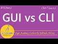 Types of User Interface GUI vs CLI Graphical User Interface Command line Interface