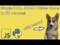 Build Your First Clicker Game with JavaScript and Python