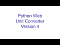 Unit Converter Web Application Version 4 Learn Python From Scratch 22 Kovolff