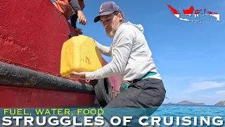 The Struggles of Getting Fuel, Water and Food While Sailing in Remote Places