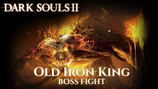 Dark Souls II Boss Fight Old Iron King vs Emergence