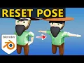 How to Reset Bones and Poses in Blender