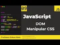 JavaScript Course Lesson 9 DOM Manipulating CSS with JavaScript
