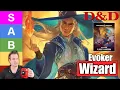 D D 5 5e Evoker Wizard Subclass - Analysis Guide Ranking