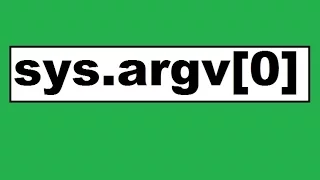 Python sys argv