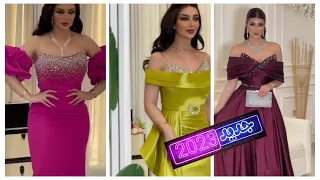 فساتين سهرة 2023 موديلات فساتين سهرة طويلة تتناسب و الذوق الشرقي 