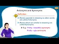 Grade 7 English - Antonyms and Synonyms
